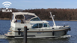 Linssen GS 30.0 AC »Lili« im Hafen